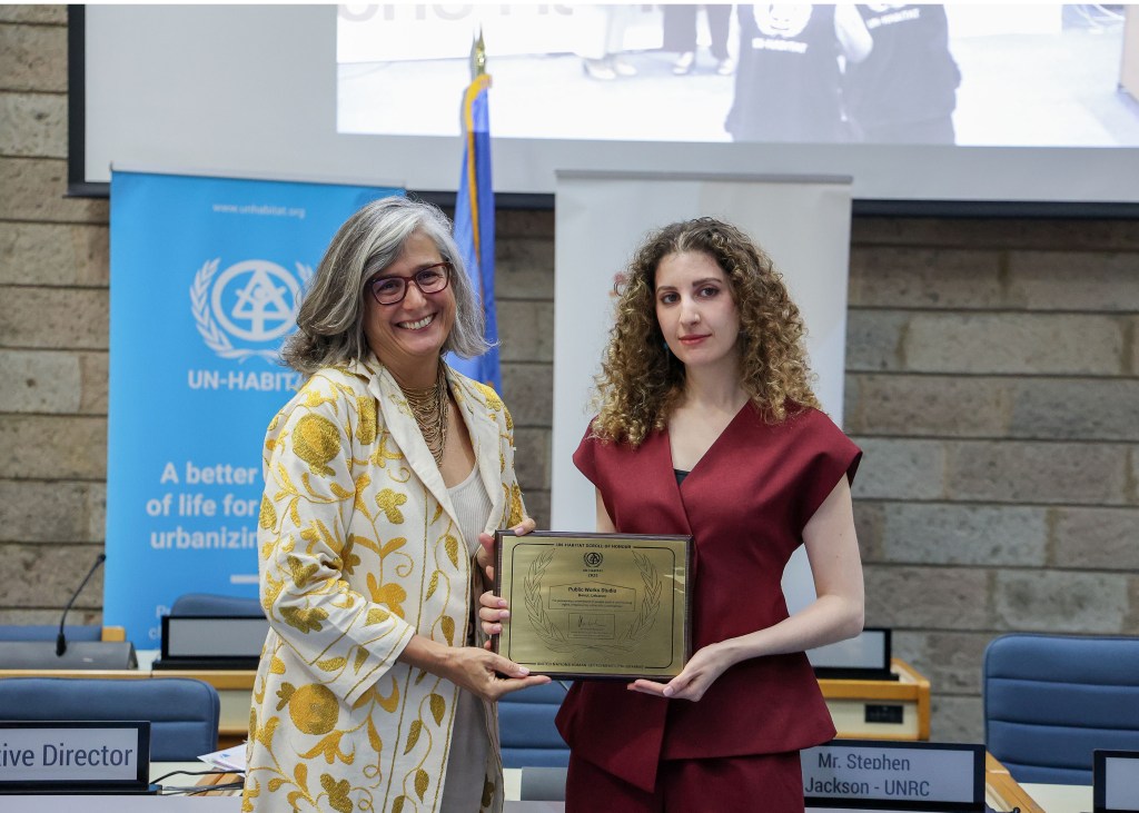 UN Habitat Scroll of Honor award